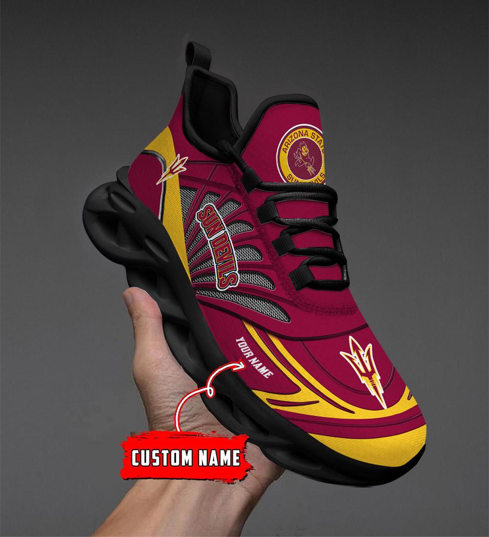 Ideafootwear Arizona State Sun Devils Max Soul Shoes Sneakers For Men And Women