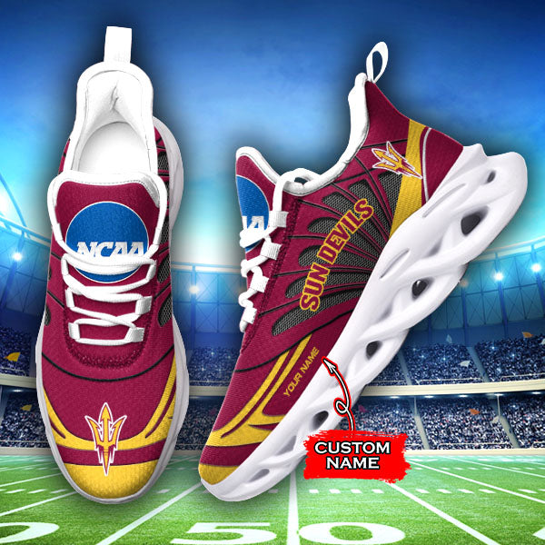 Ideafootwear Arizona State Sun Devils NCAA Max Soul Shoes Sneakers For Men And Women