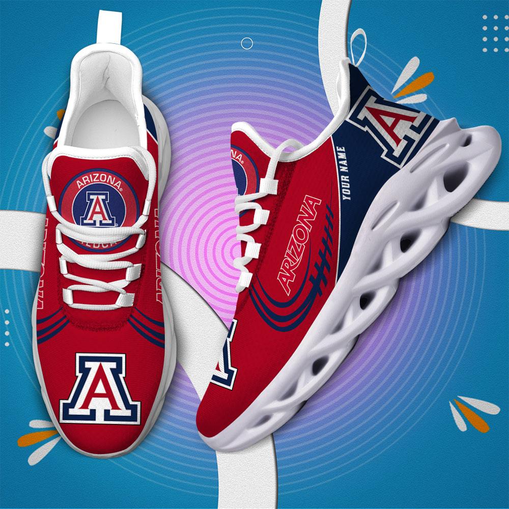 Ideafootwear Arizona Wildcats Max Soul Shoes Sneakers For Men And Women