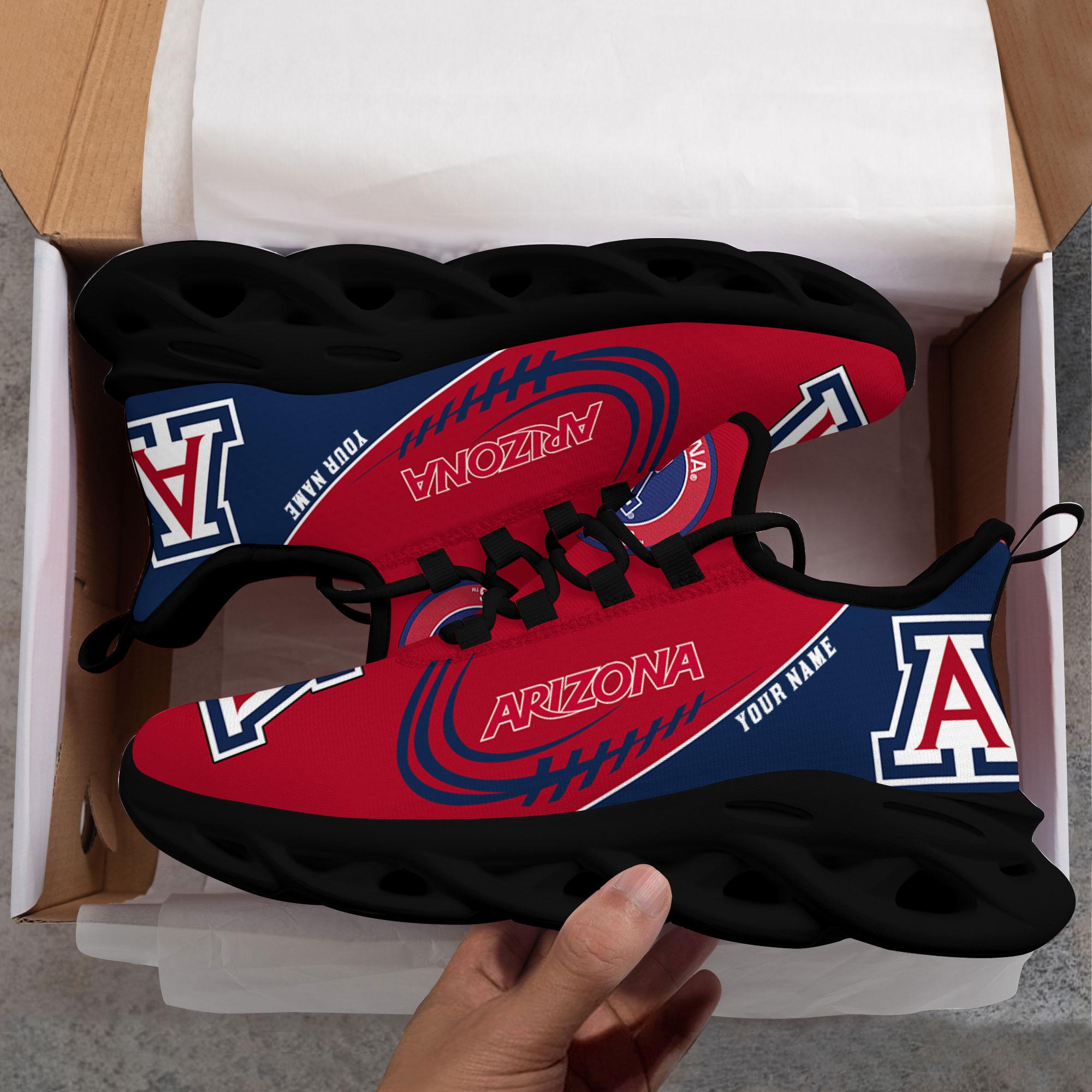 Ideafootwear Arizona Wildcats Max Soul Shoes Sneakers For Men And Women