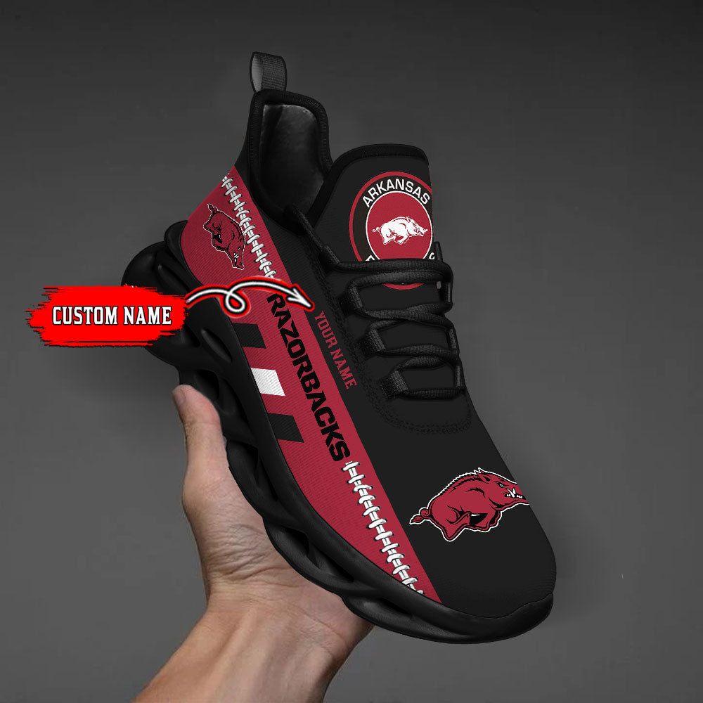 Ideafootwear Arkansas Razorbacks Max Soul Shoes Sneakers For Men And Women
