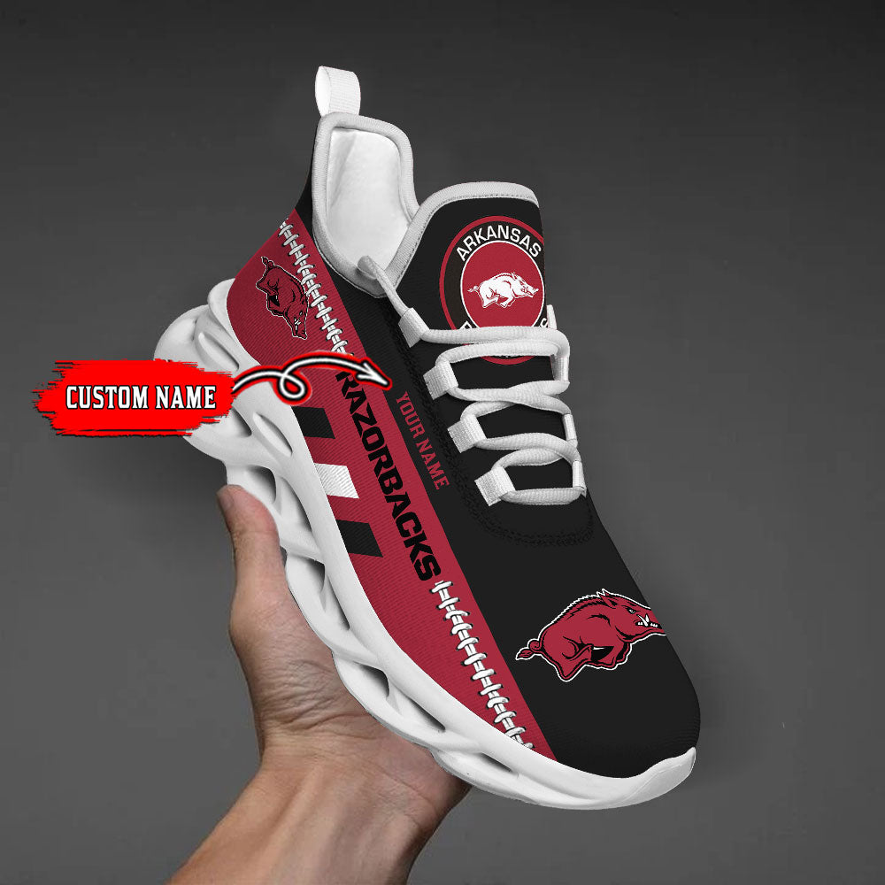 Ideafootwear Arkansas Razorbacks Max Soul Shoes Sneakers For Men And Women