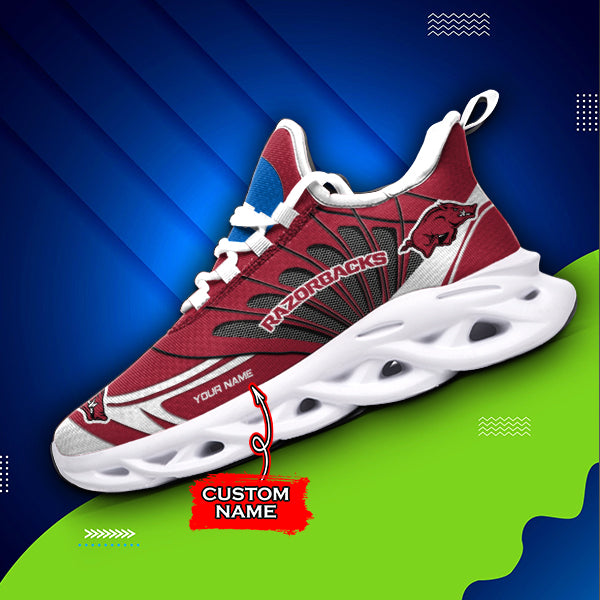 Ideafootwear Arkansas Razorbacks NCAA Max Soul Shoes Sneakers For Men And Women