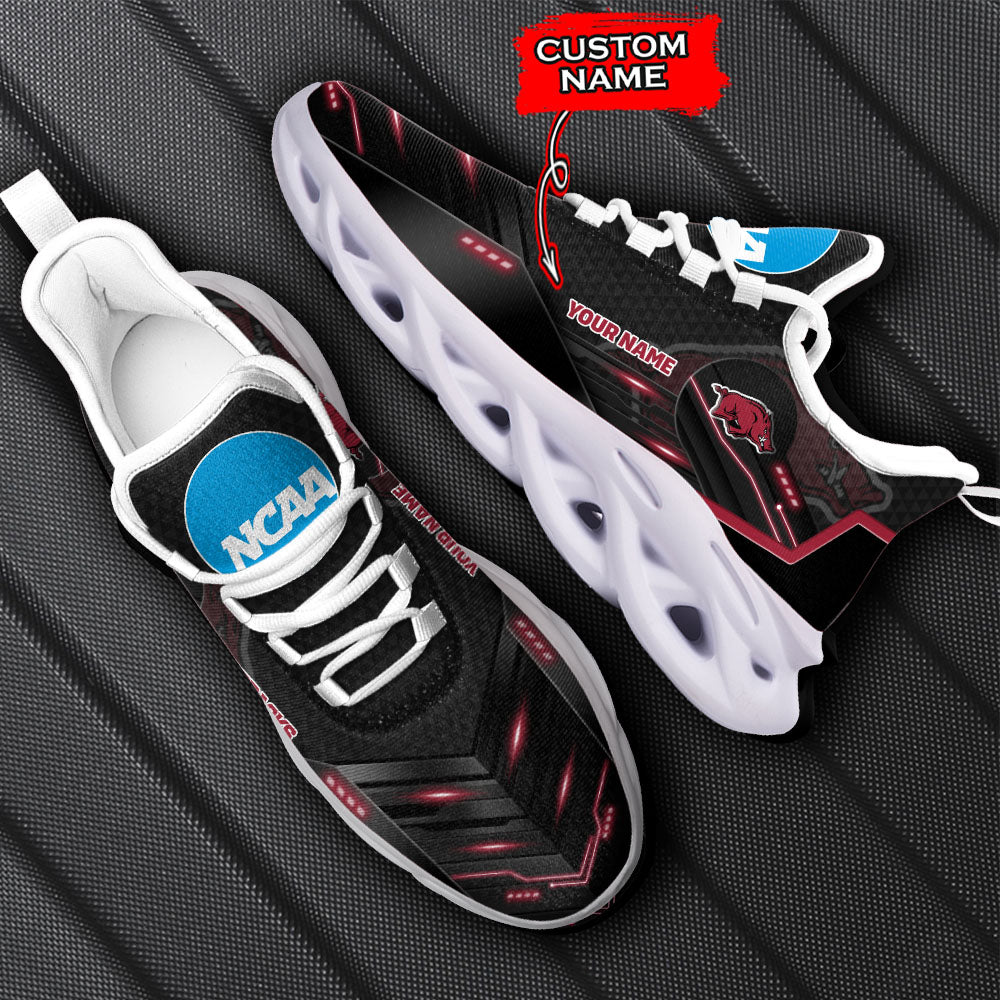 Ideafootwear Arkansas Razorbacks NCAA Max Soul Shoes Sneakers For Men And Women