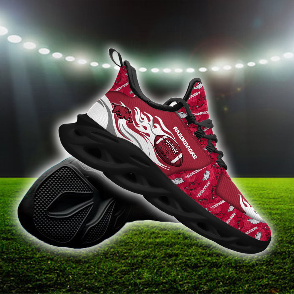 Ideafootwear Arkansas Razorbacks NCAA Max Soul Shoes Sneakers For Men And Women