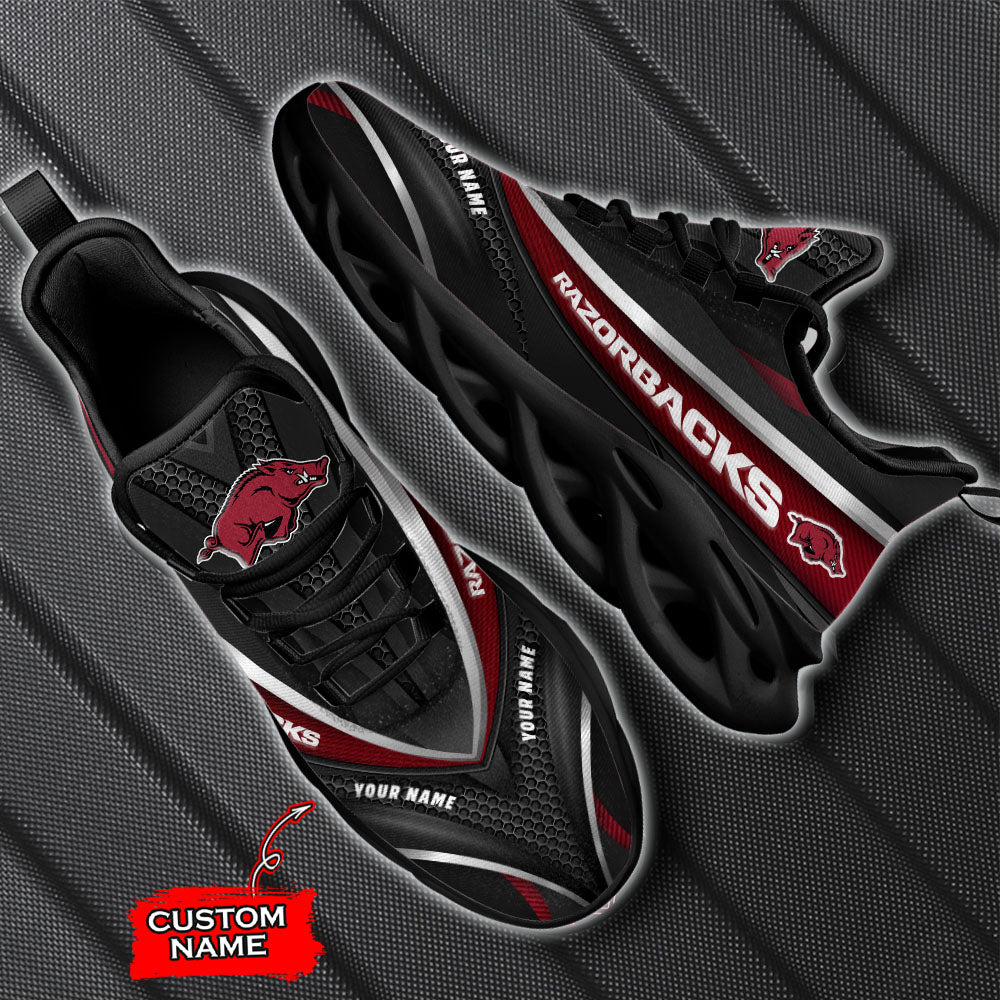 Ideafootwear Arkansas Razorbacks NCAA Max Soul Shoes Sneakers For Men And Women