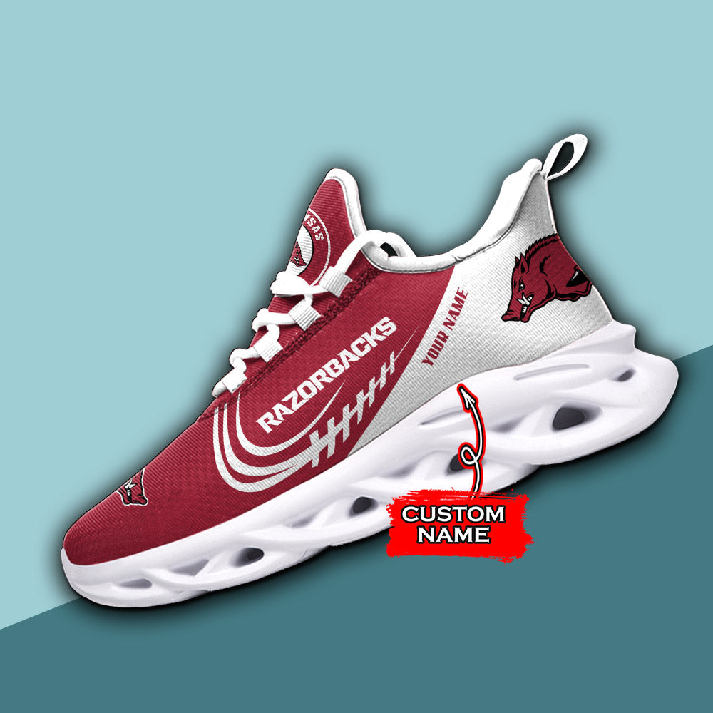 Ideafootwear Arkansas Razorbacks NCAA Max Soul Shoes Sneakers For Men And Women