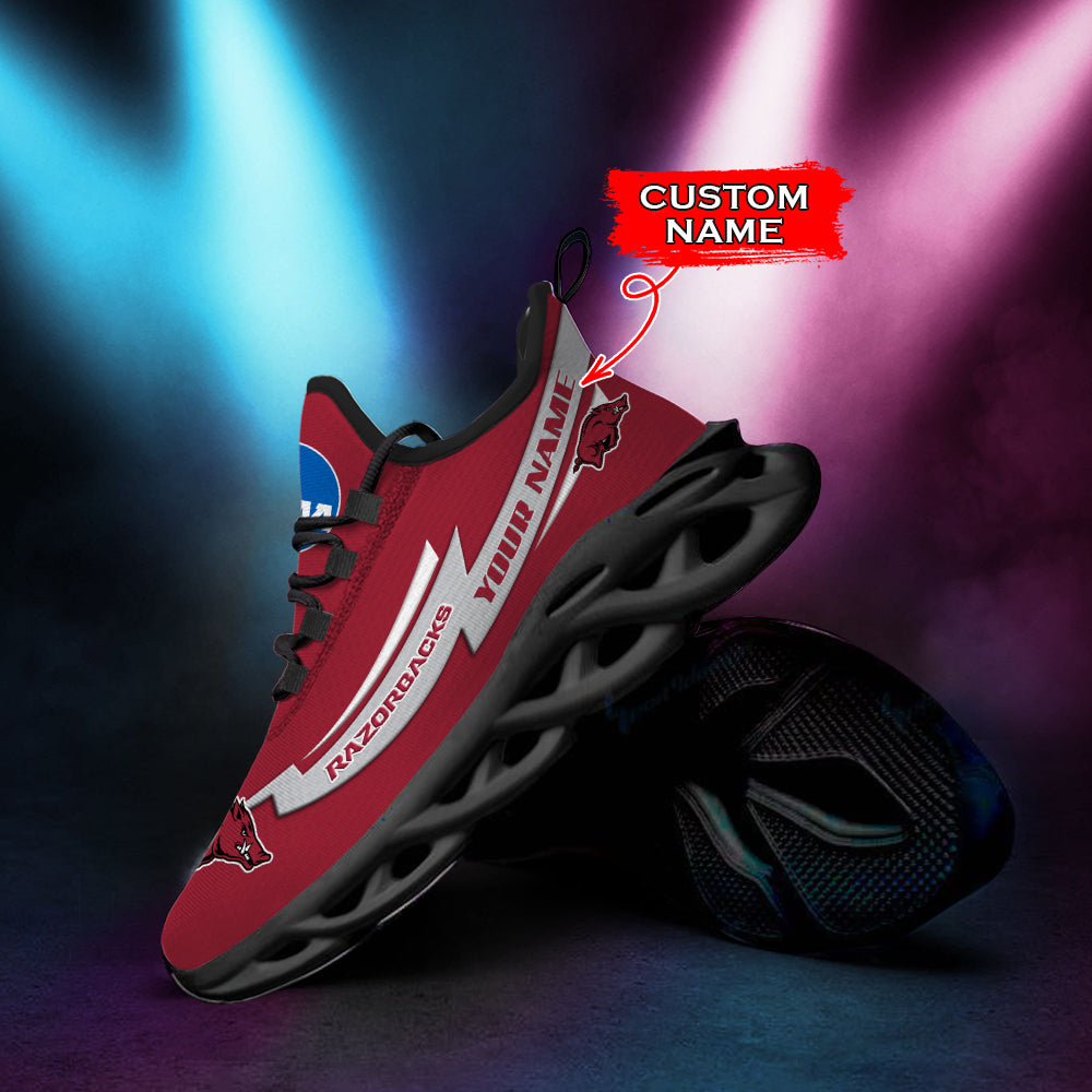 Ideafootwear Arkansas Razorbacks NCAA Max Soul Shoes Sneakers For Men And Women