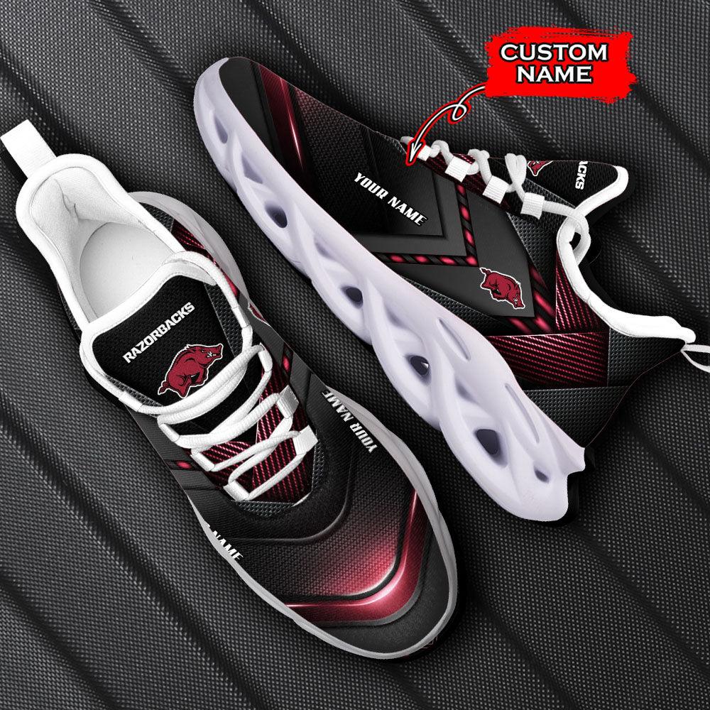 Ideafootwear Arkansas Razorbacks NCAA Max Soul Shoes Sneakers For Men And Women