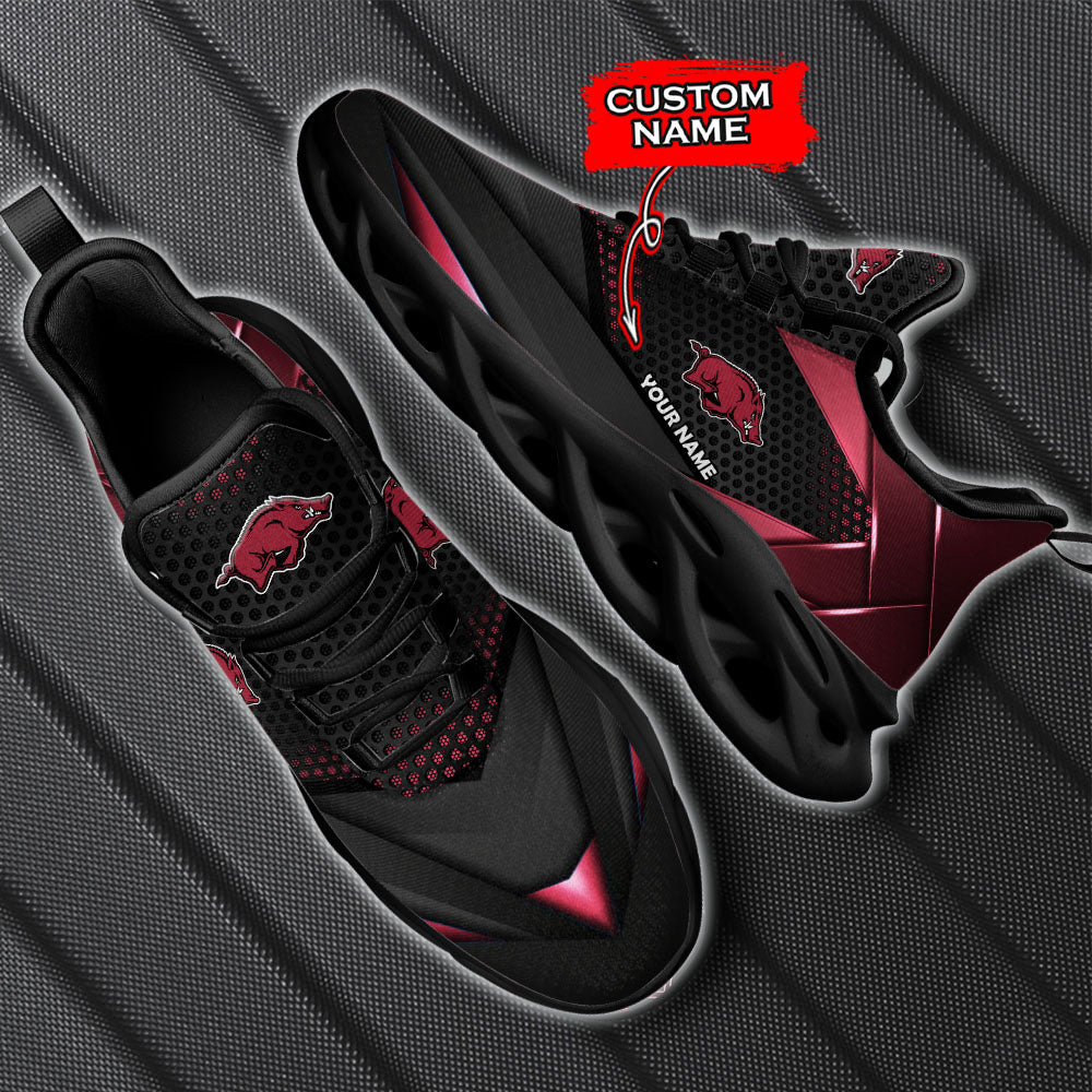 Ideafootwear Arkansas Razorbacks NCAA Max Soul Shoes Sneakers For Men And Women