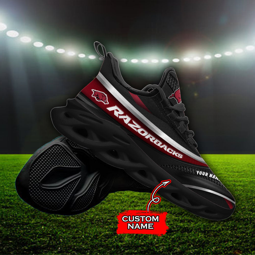Ideafootwear Arkansas Razorbacks NCAA Max Soul Shoes Sneakers For Men And Women