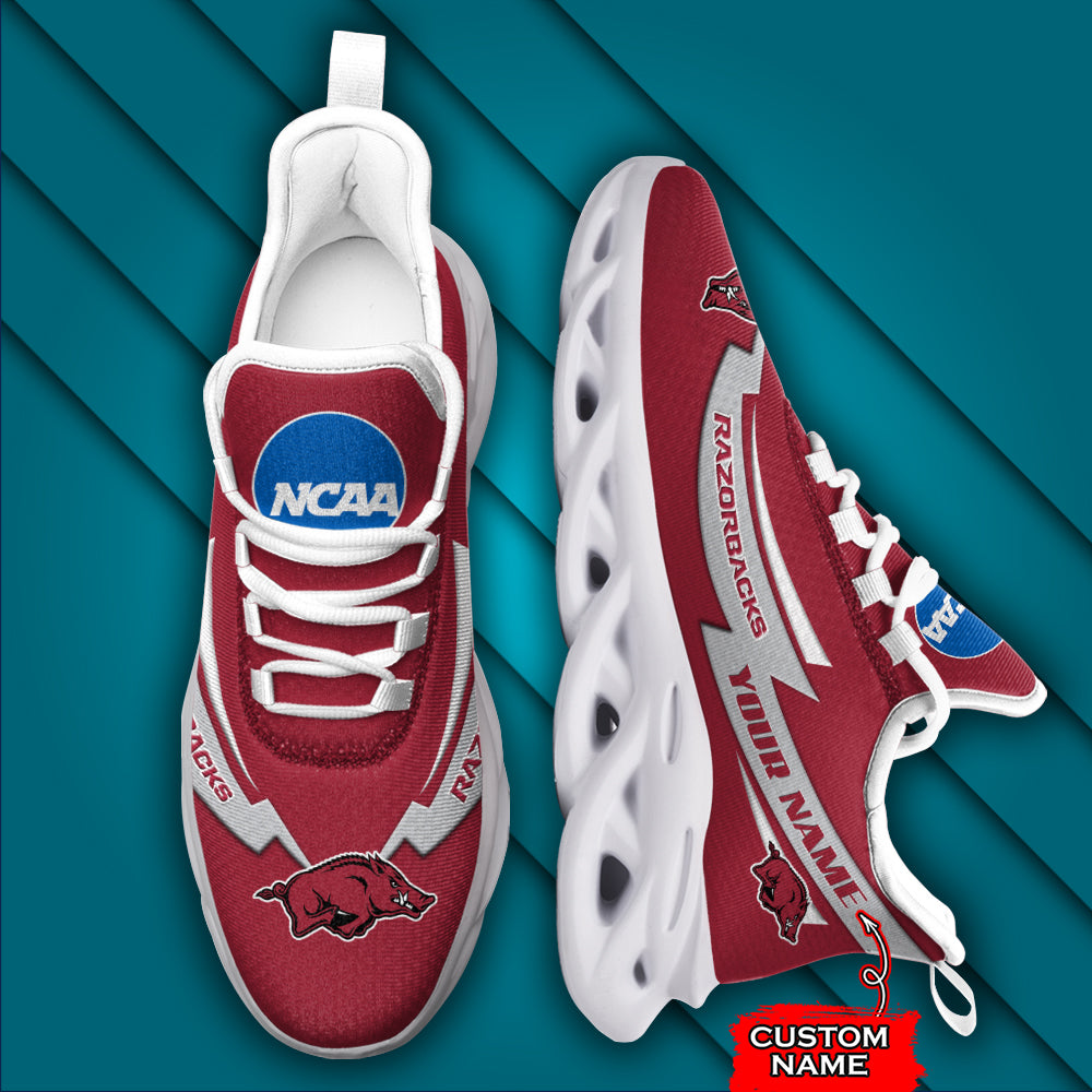 Ideafootwear Arkansas Razorbacks NCAA Max Soul Shoes Sneakers For Men And Women