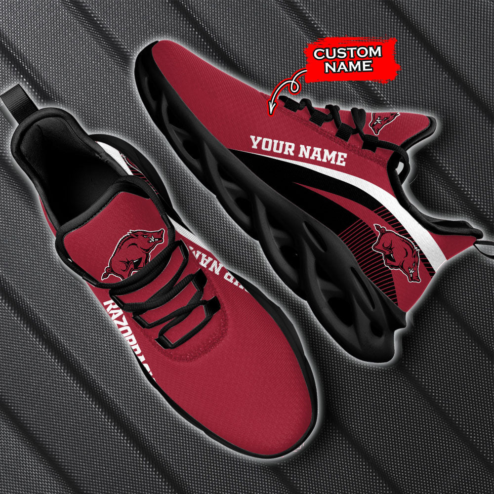 Ideafootwear Arkansas Razorbacks NCAA Max Soul Shoes Sneakers For Men And Women