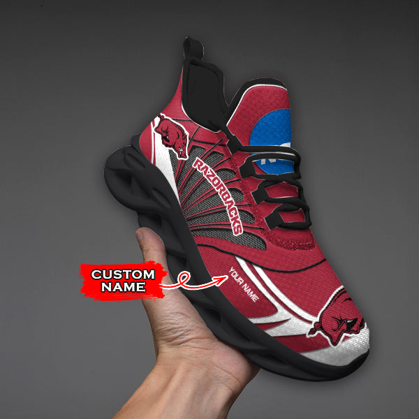 Ideafootwear Arkansas Razorbacks NCAA Max Soul Shoes Sneakers For Men And Women