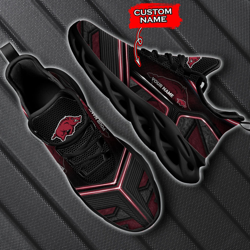Ideafootwear Arkansas Razorbacks NCAA Max Soul Shoes Sneakers For Men And Women