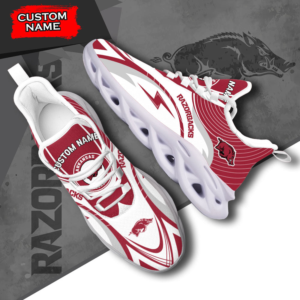 Ideafootwear Arkansas Razorbacks NCAA Max Soul Shoes Sneakers For Men And Women