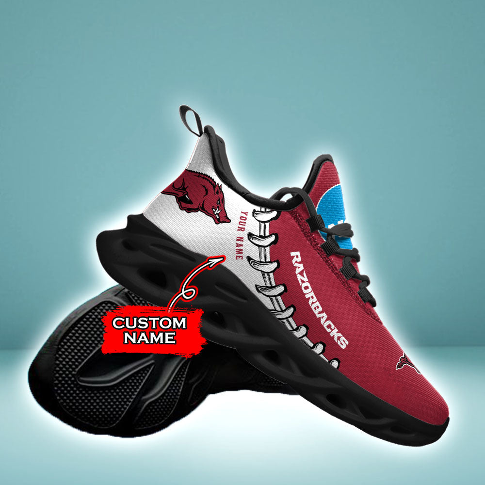 Ideafootwear Arkansas Razorbacks NCAA Max Soul Shoes Sneakers For Men And Women