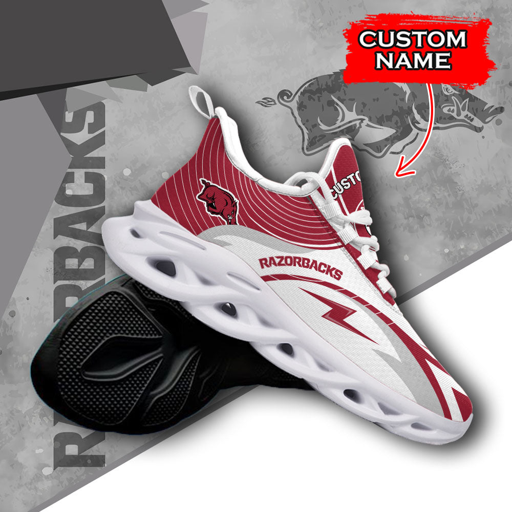 Ideafootwear Arkansas Razorbacks NCAA Max Soul Shoes Sneakers For Men And Women