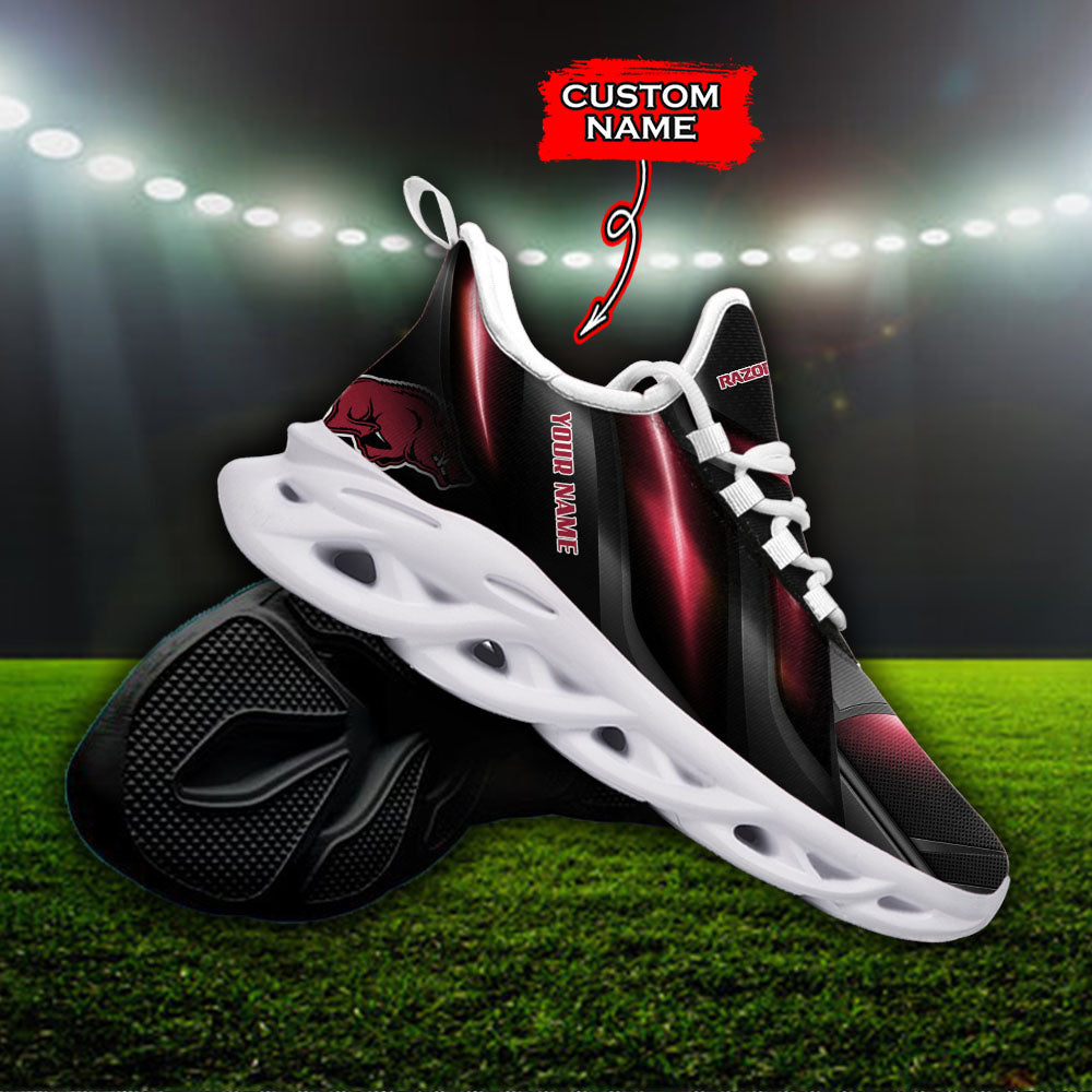 Ideafootwear Arkansas Razorbacks NCAA Max Soul Shoes Sneakers For Men And Women
