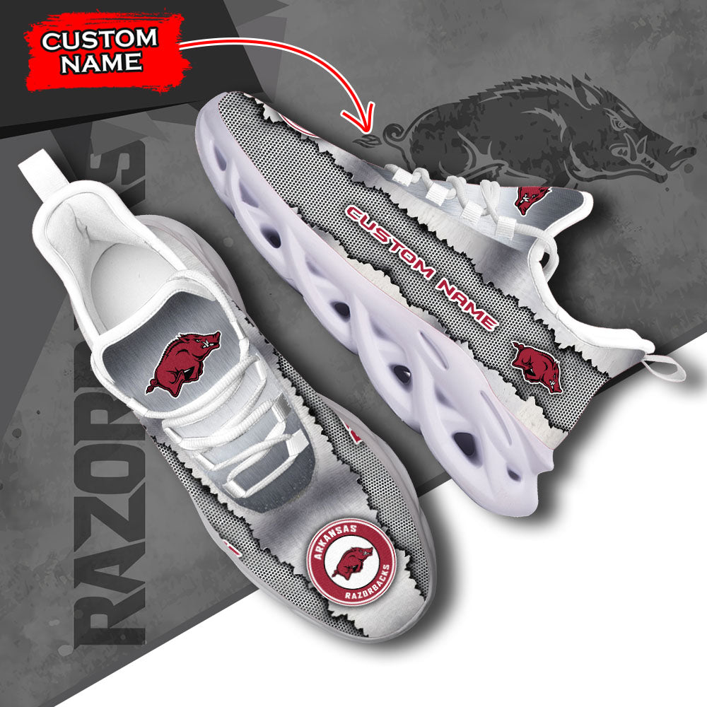 Ideafootwear Arkansas Razorbacks NCAA Max Soul Shoes Sneakers For Men And Women