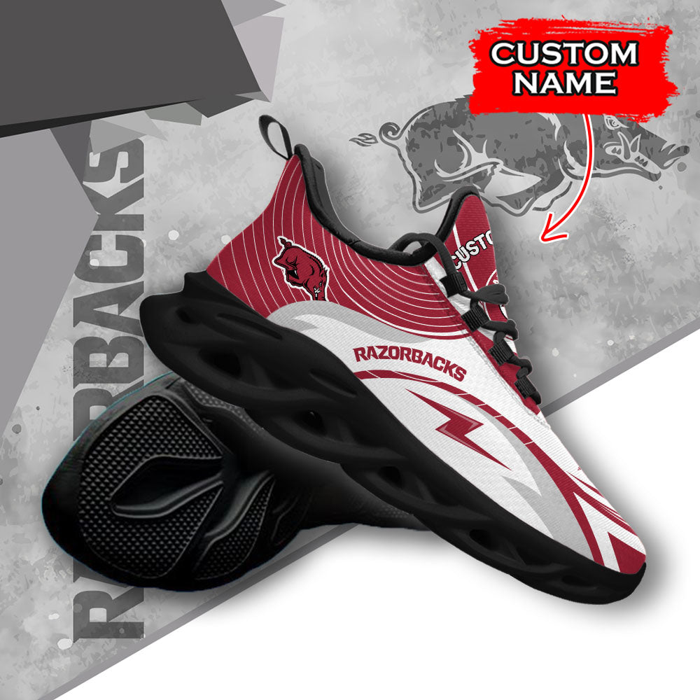 Ideafootwear Arkansas Razorbacks NCAA Max Soul Shoes Sneakers For Men And Women