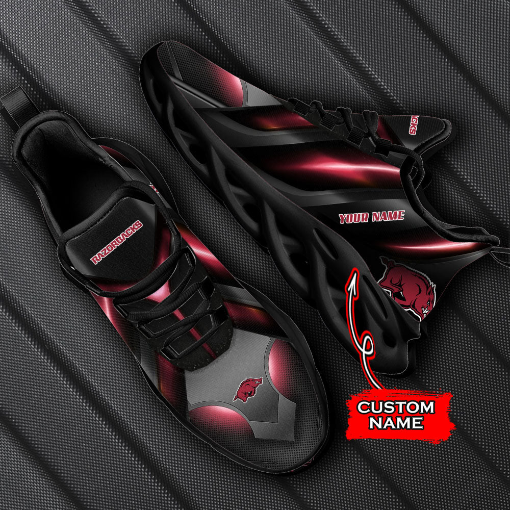 Ideafootwear Arkansas Razorbacks NCAA Max Soul Shoes Sneakers For Men And Women