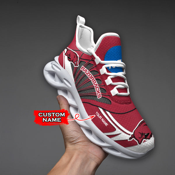 Ideafootwear Arkansas Razorbacks NCAA Max Soul Shoes Sneakers For Men And Women