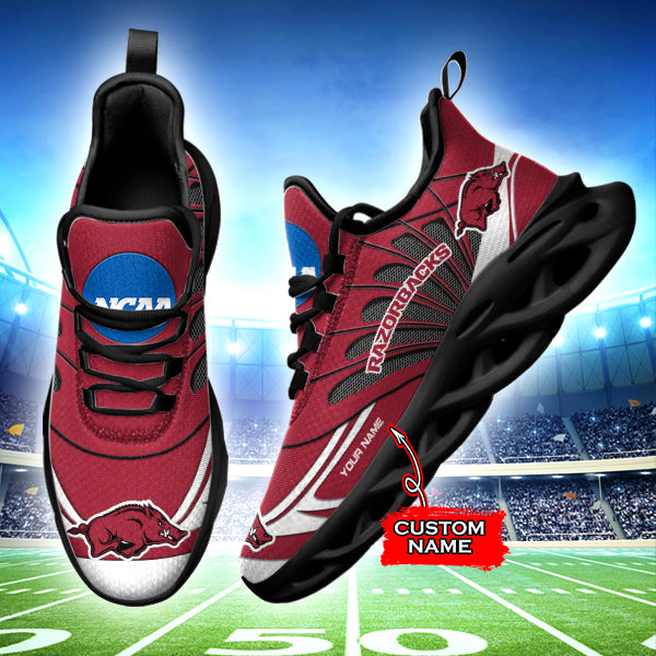 Ideafootwear Arkansas Razorbacks NCAA Max Soul Shoes Sneakers For Men And Women