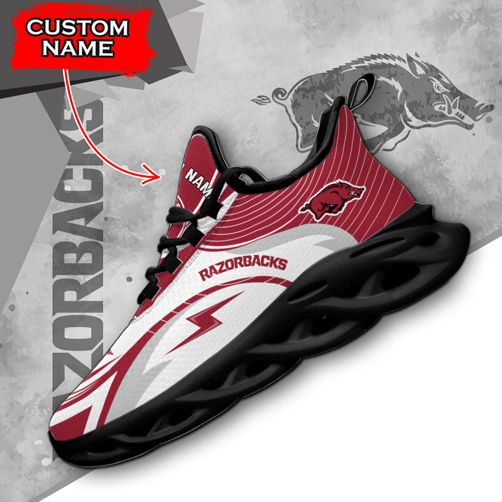 Ideafootwear Arkansas Razorbacks NCAA Max Soul Shoes Sneakers For Men And Women