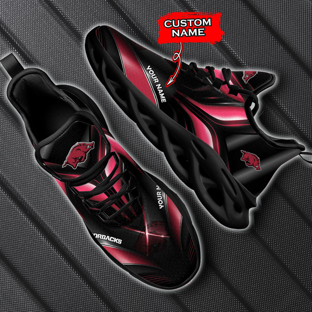 Ideafootwear Arkansas Razorbacks NCAA Max Soul Shoes Sneakers For Men And Women
