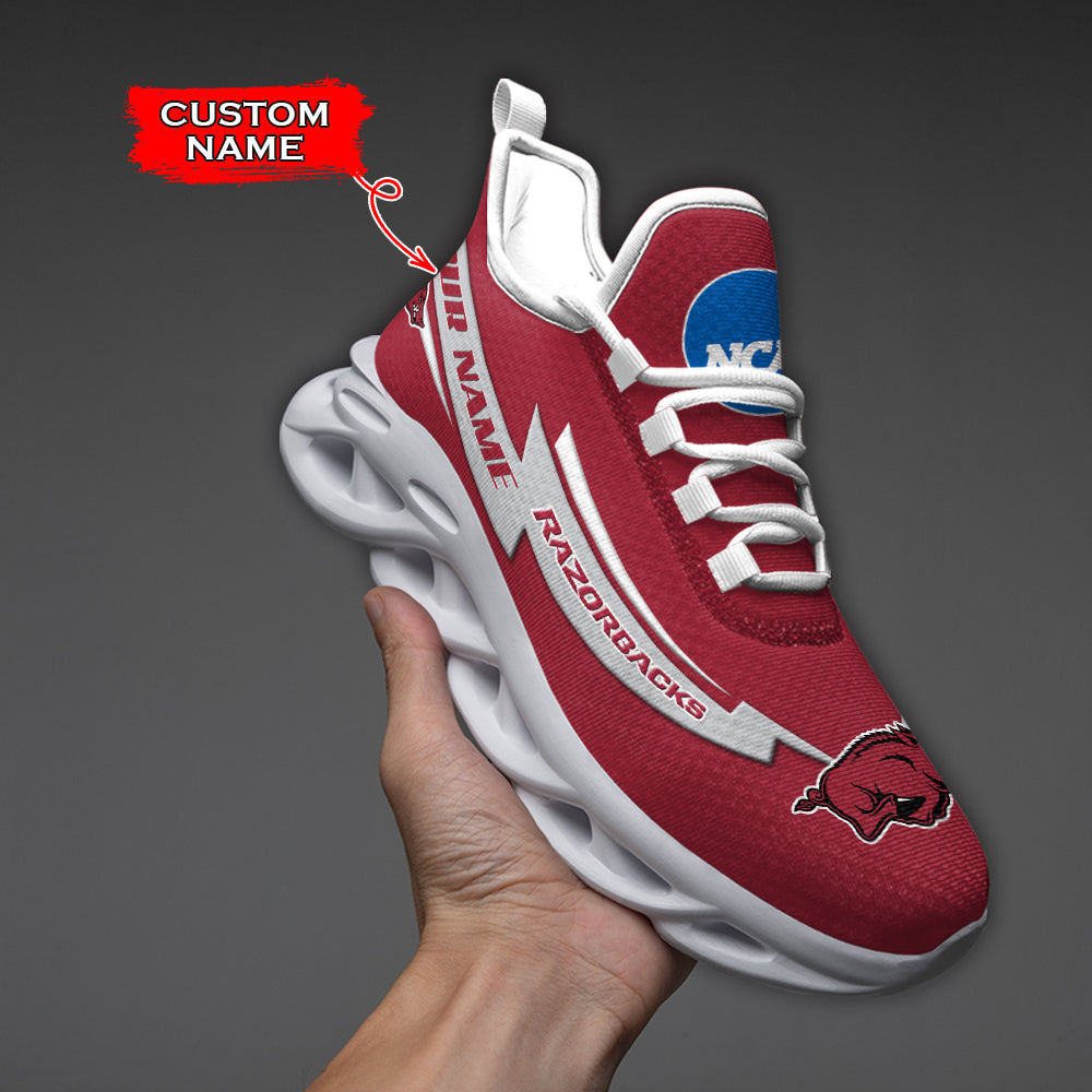 Ideafootwear Arkansas Razorbacks NCAA Max Soul Shoes Sneakers For Men And Women