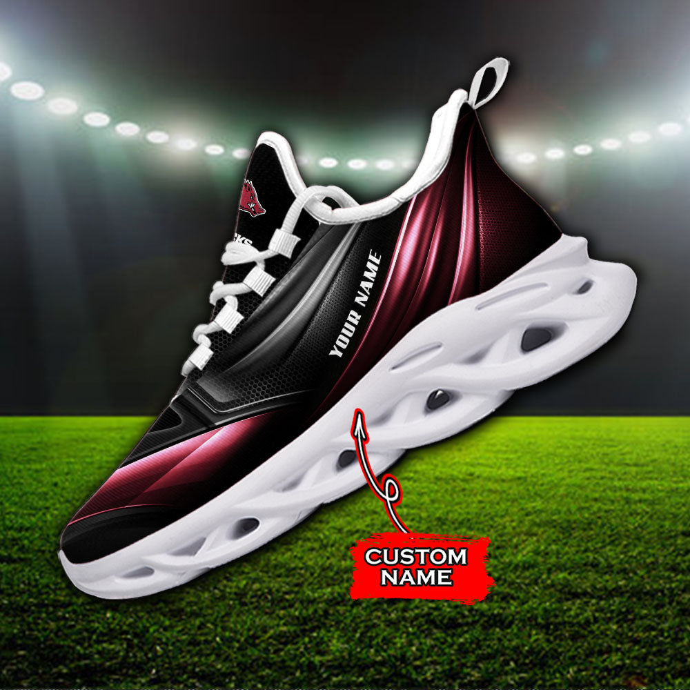Ideafootwear Arkansas Razorbacks NCAA Max Soul Shoes Sneakers For Men And Women