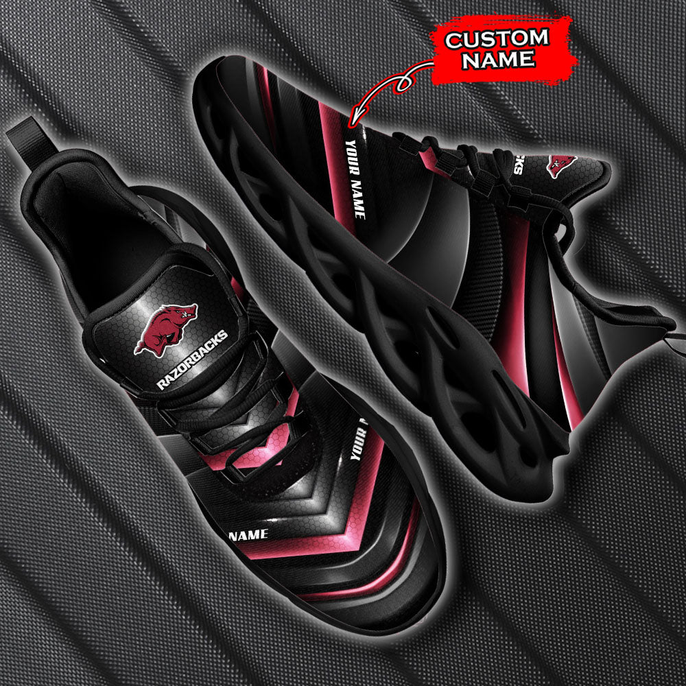 Ideafootwear Arkansas Razorbacks NCAA Max Soul Shoes Sneakers For Men And Women