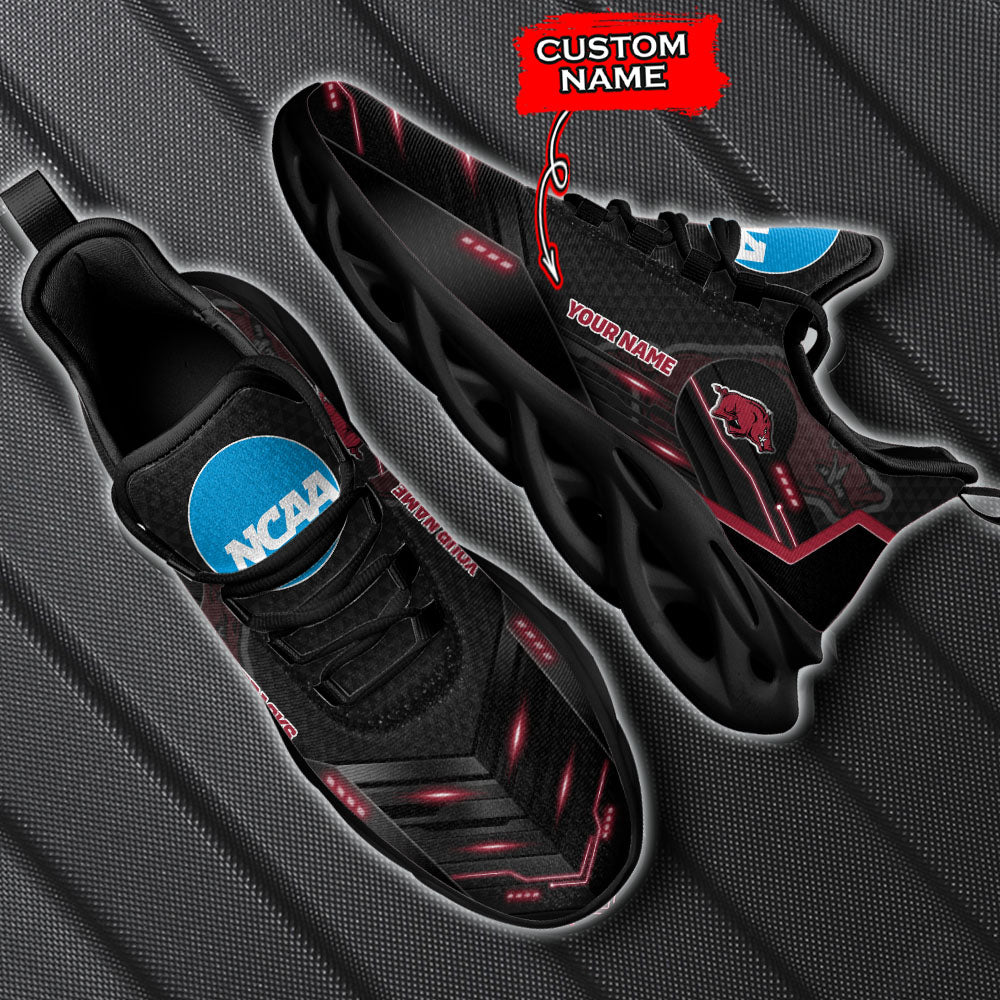 Ideafootwear Arkansas Razorbacks NCAA Max Soul Shoes Sneakers For Men And Women