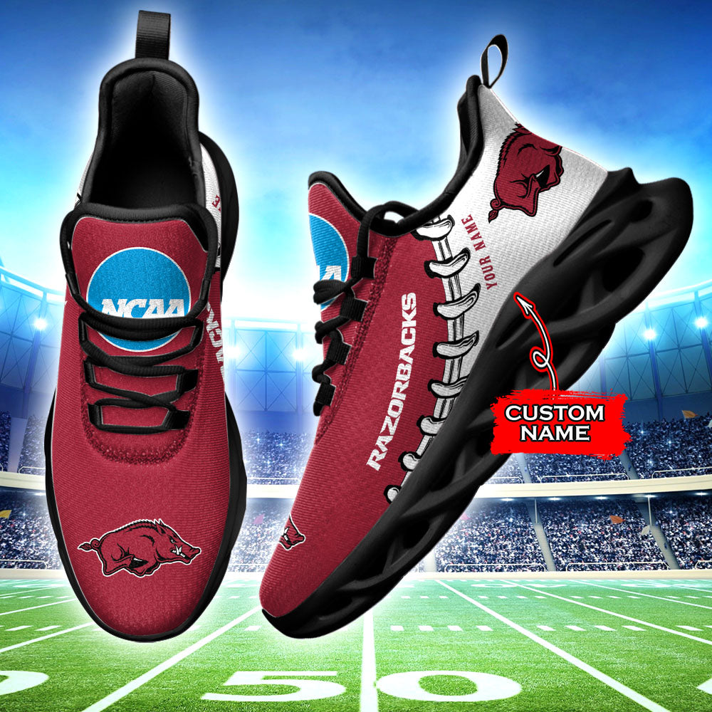 Ideafootwear Arkansas Razorbacks NCAA Max Soul Shoes Sneakers For Men And Women