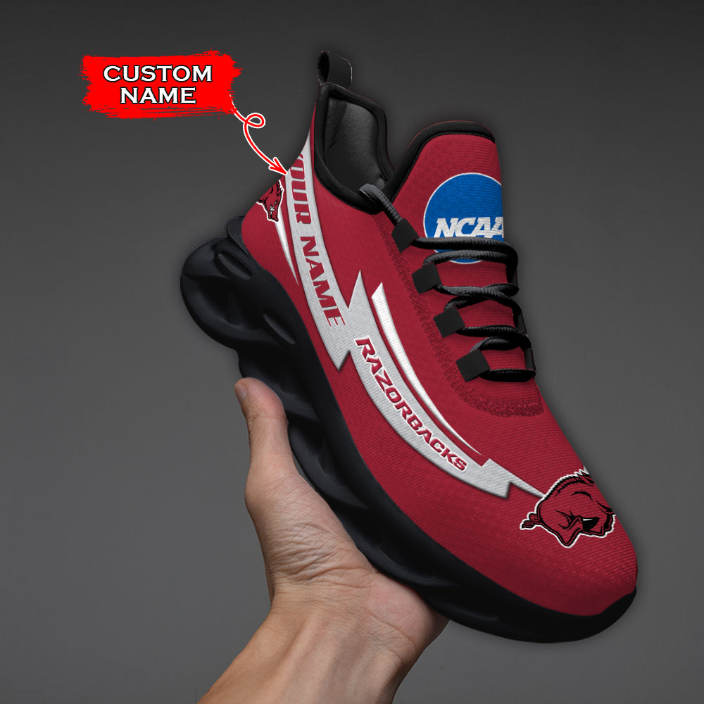 Ideafootwear Arkansas Razorbacks NCAA Max Soul Shoes Sneakers For Men And Women