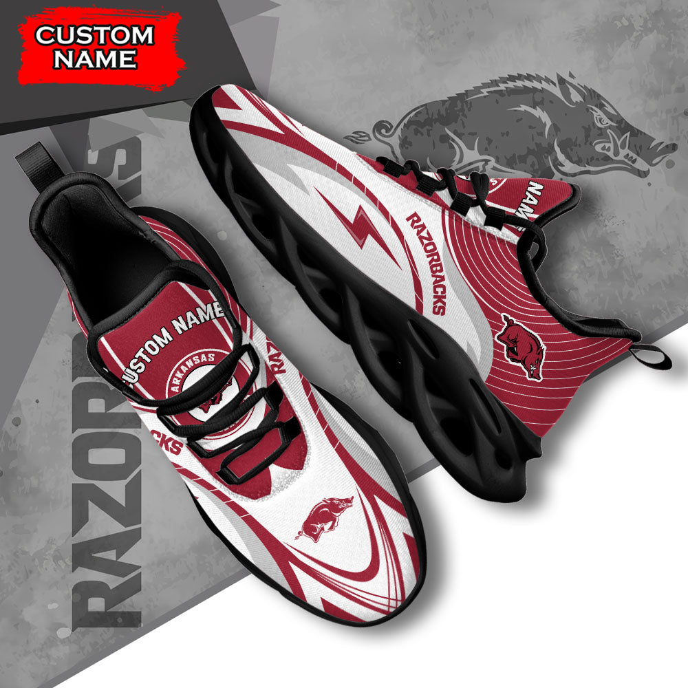 Ideafootwear Arkansas Razorbacks NCAA Max Soul Shoes Sneakers For Men And Women