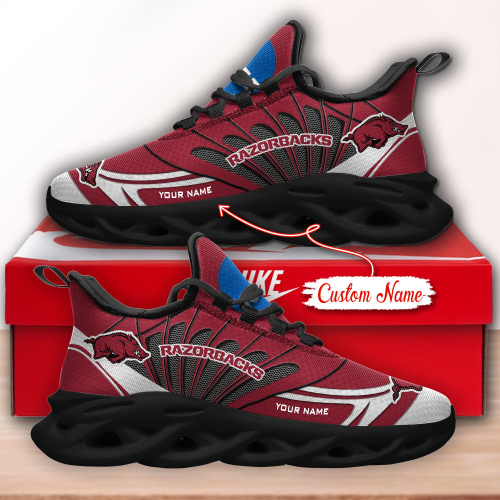 Ideafootwear Arkansas Razorbacks NCAA Max Soul Shoes Sneakers For Men And Women