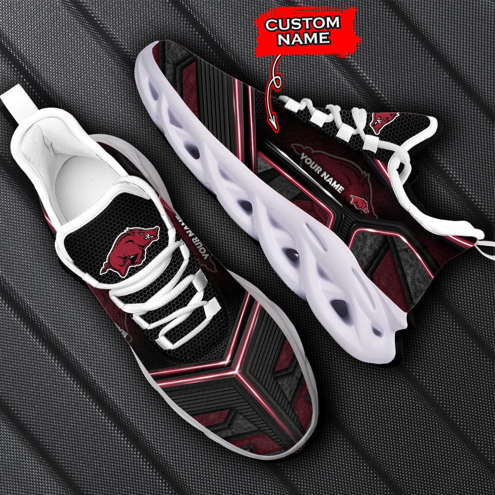 Ideafootwear Arkansas Razorbacks NCAA Max Soul Shoes Sneakers For Men And Women