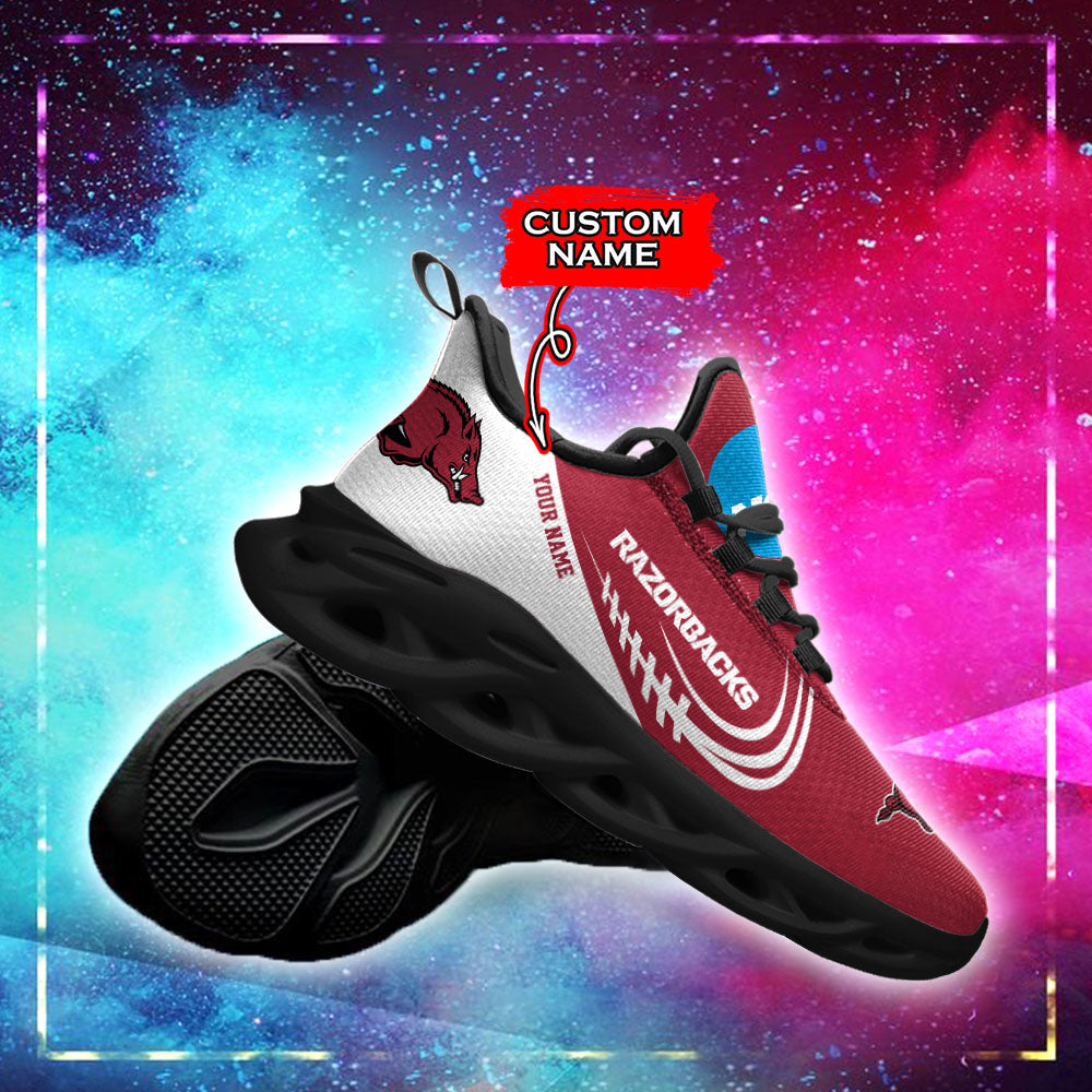 Ideafootwear Arkansas Razorbacks NCAA Max Soul Shoes Sneakers For Men And Women