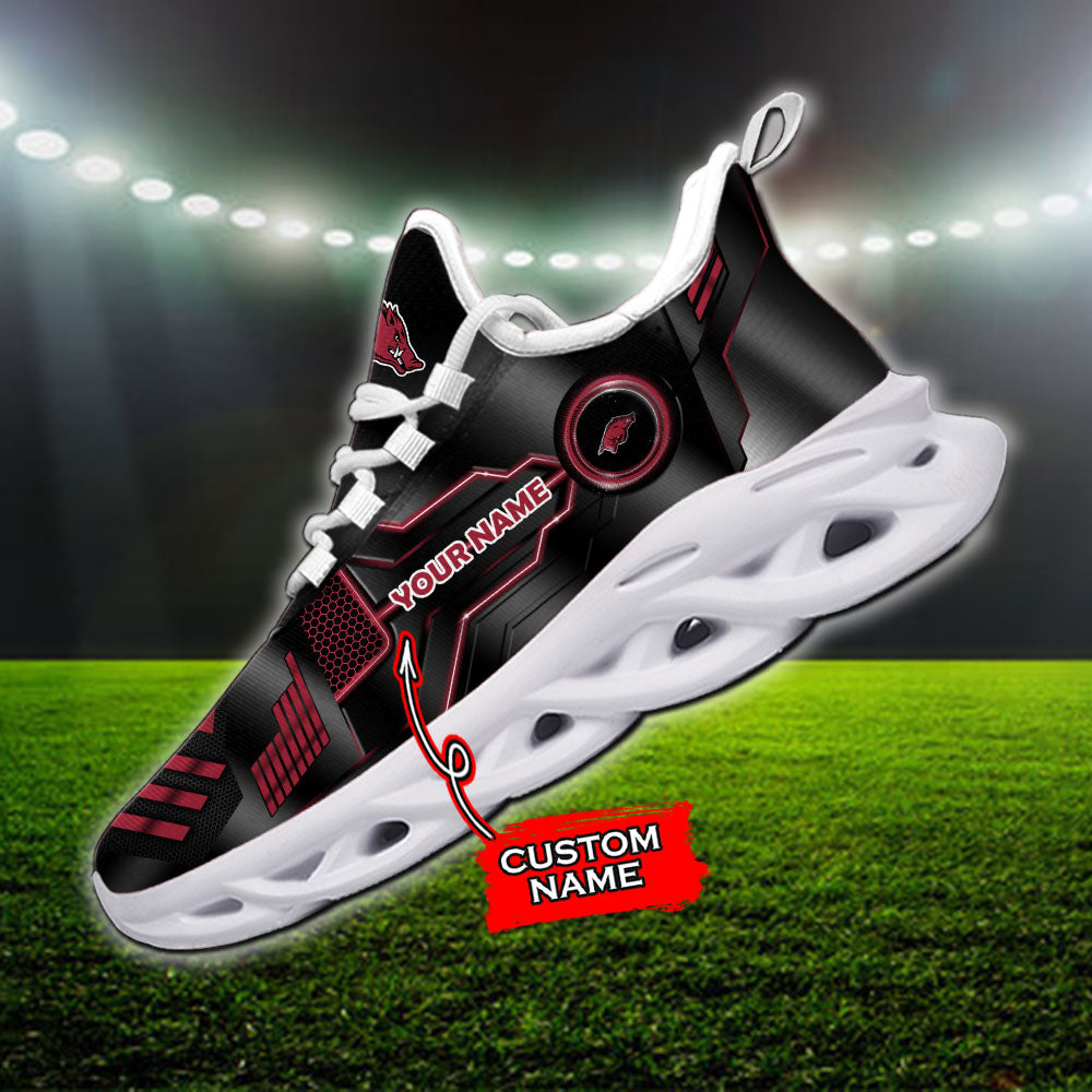 Ideafootwear Arkansas Razorbacks NCAA Max Soul Shoes Sneakers For Men And Women