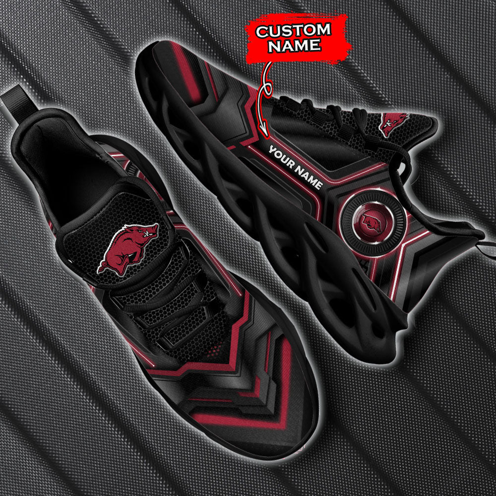 Ideafootwear Arkansas Razorbacks NCAA Max Soul Shoes Sneakers For Men And Women