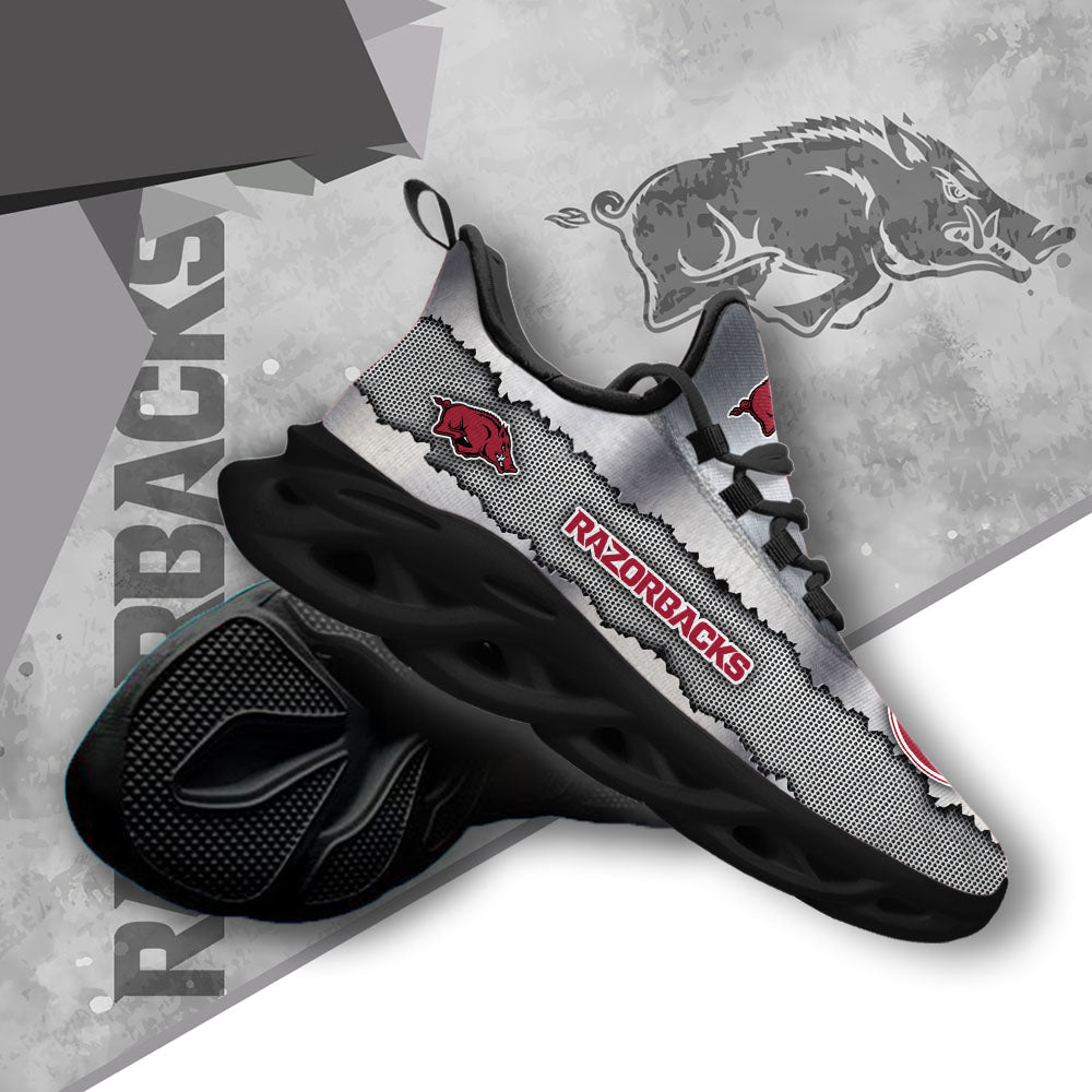 Ideafootwear Arkansas Razorbacks NCAA Max Soul Shoes Sneakers For Men And Women