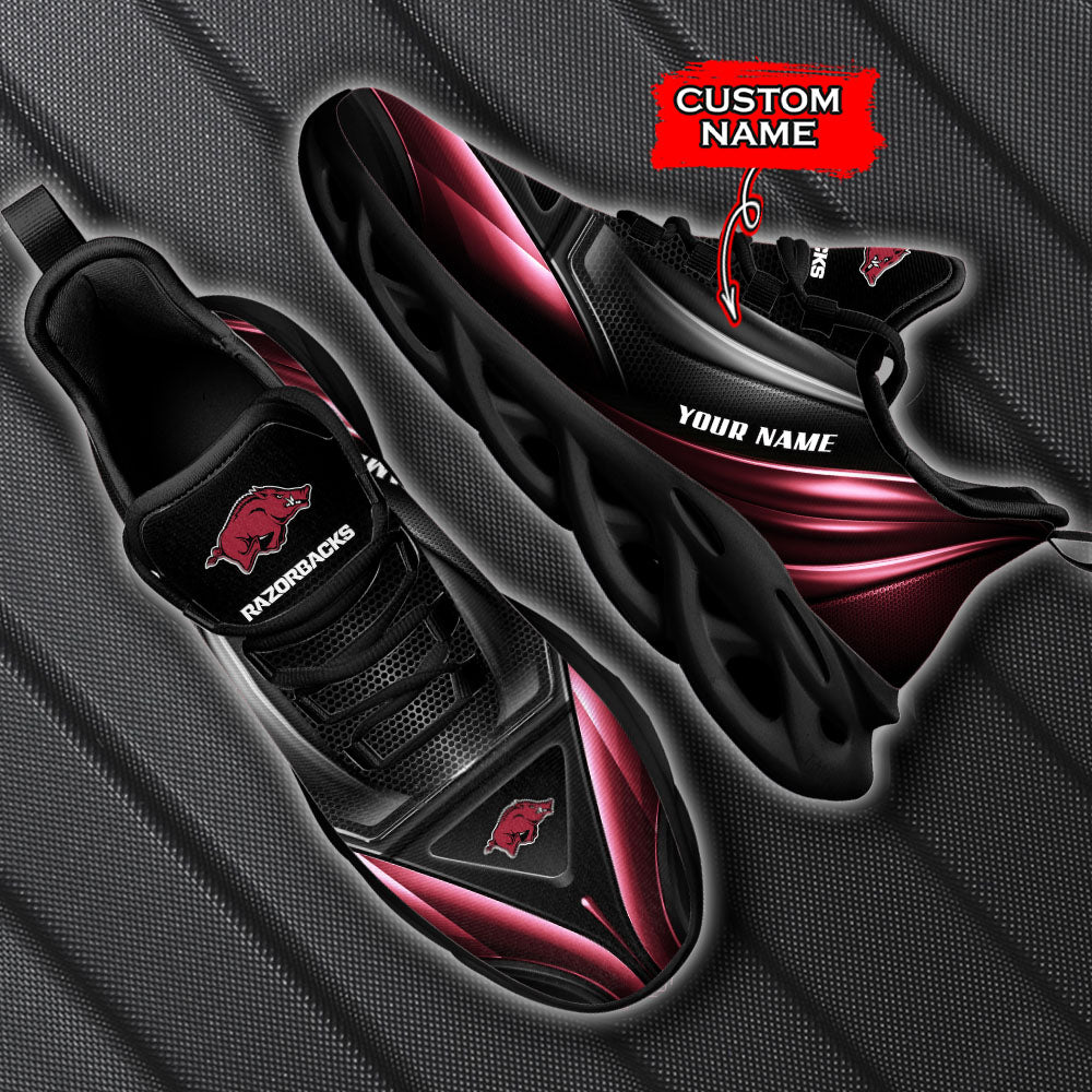 Ideafootwear Arkansas Razorbacks NCAA Max Soul Shoes Sneakers For Men And Women