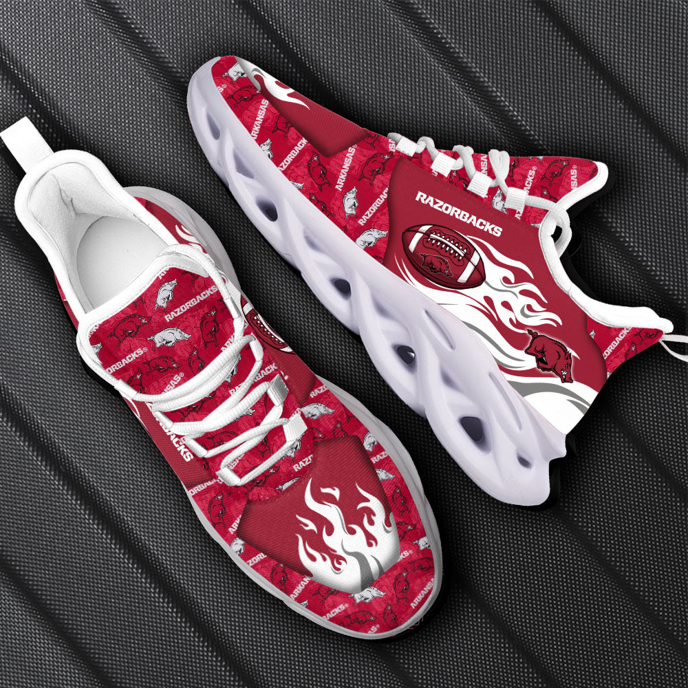 Ideafootwear Arkansas Razorbacks NCAA Max Soul Shoes Sneakers For Men And Women