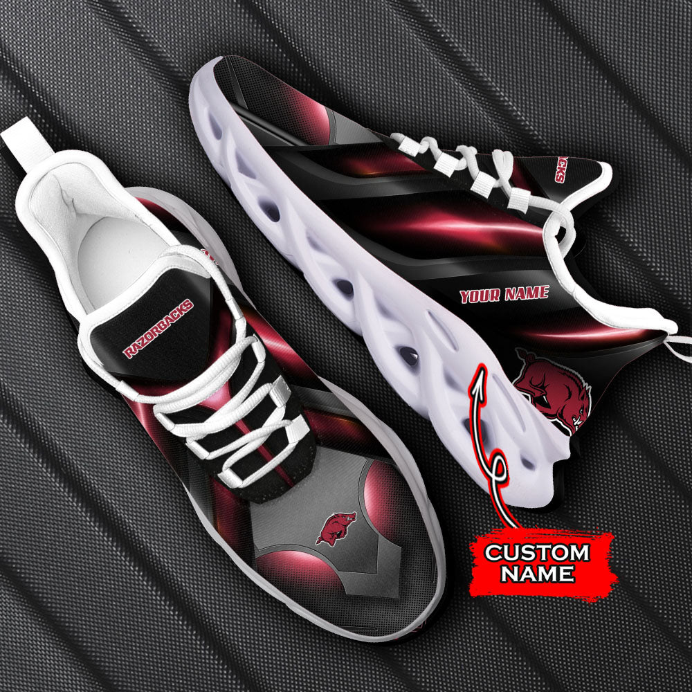 Ideafootwear Arkansas Razorbacks NCAA Max Soul Shoes Sneakers For Men And Women