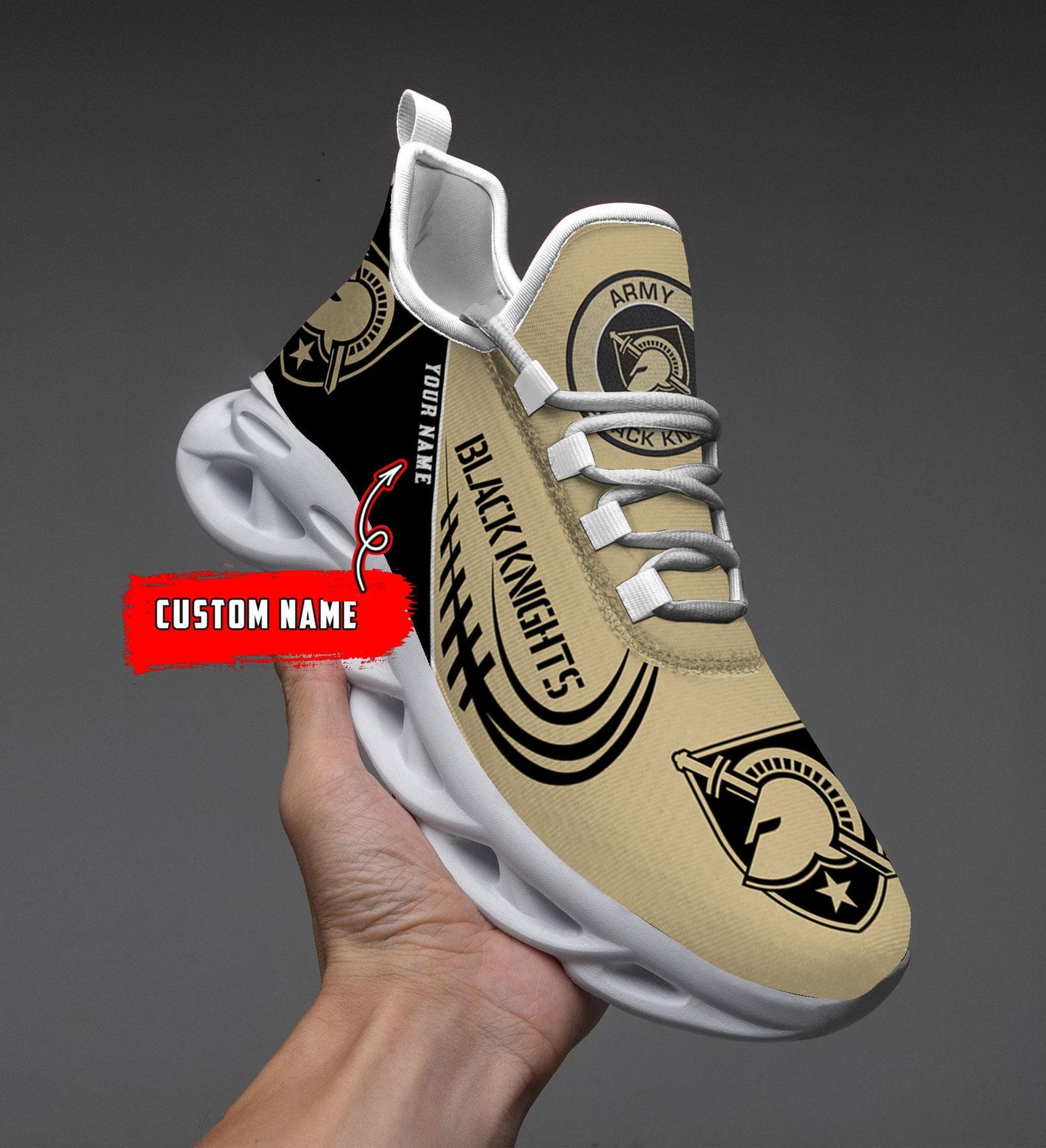 Ideafootwear Army Black Knights Max Soul Shoes Sneakers For Men And Women