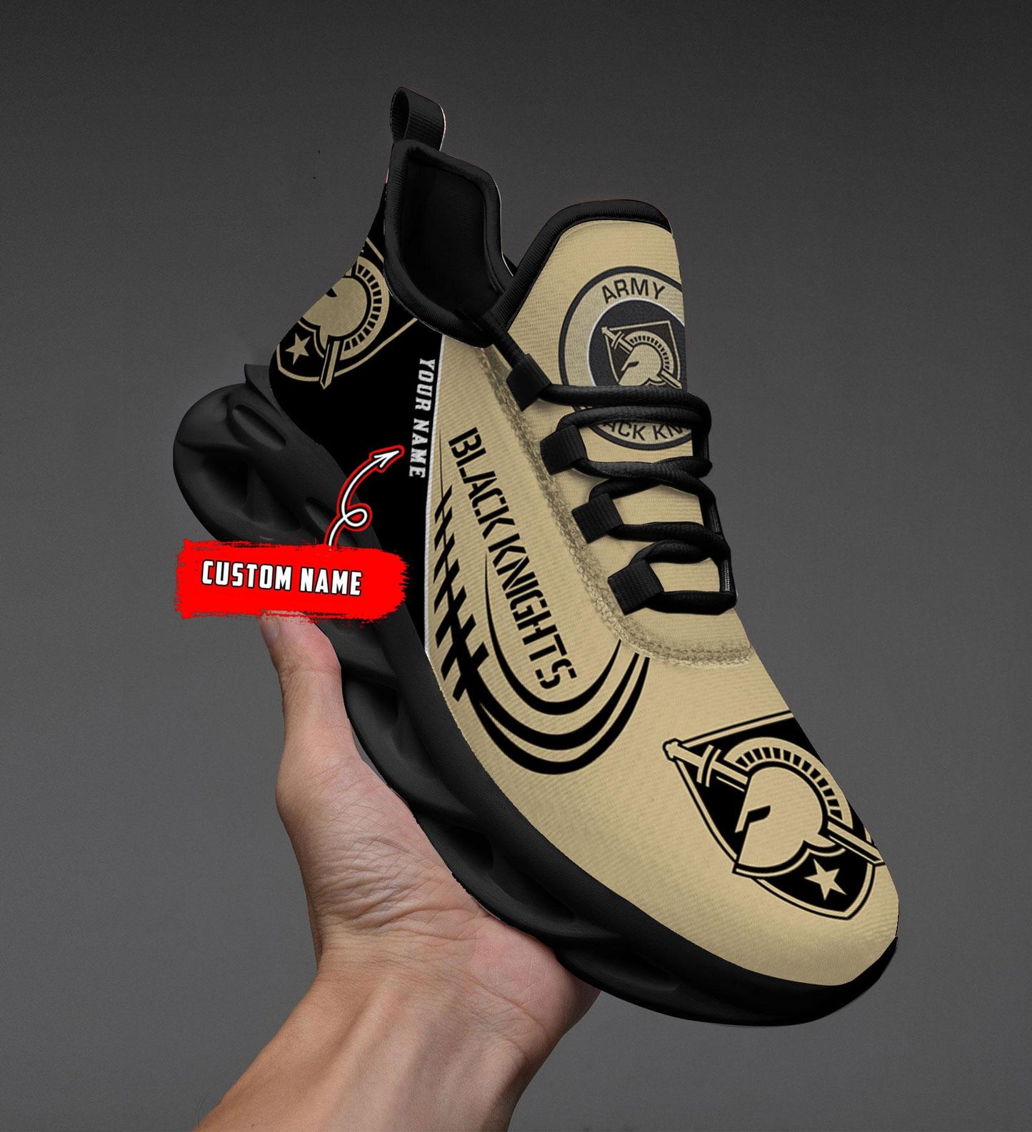 Ideafootwear Army Black Knights Max Soul Shoes Sneakers For Men And Women