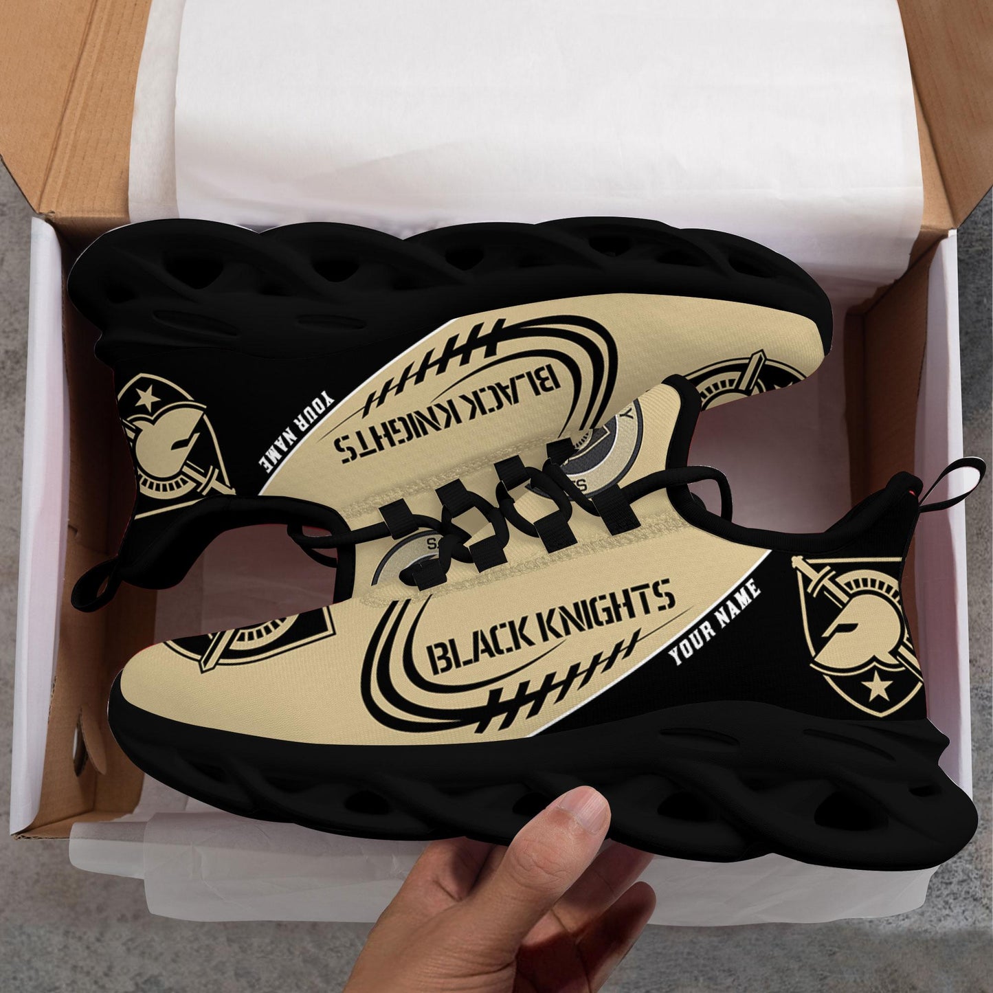 Ideafootwear Army Black Knights Max Soul Shoes Sneakers For Men And Women