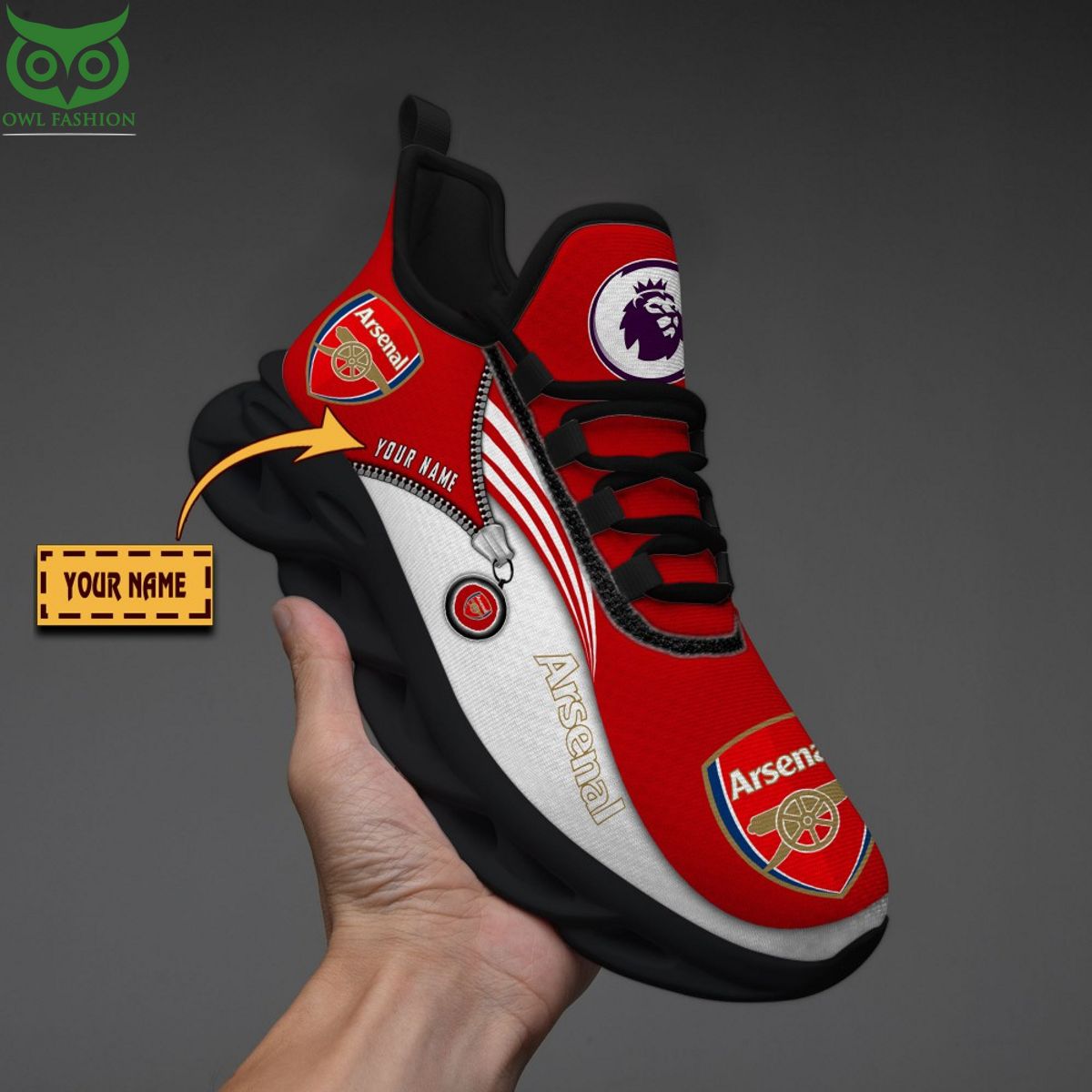 Ideafootwear Arsenal F.C. Max Soul Shoes Sneakers For Men And Women